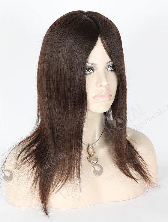 In Stock European Virgin Hair 14" Straight Natural Color Silk Top Glueless Wig GL-08024-2408