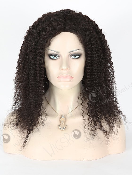In Stock Brazilian Virgin Hair 20" Tight Curl 8mm 1b# Color Full Lace Glueless Wig GL-04061-2258
