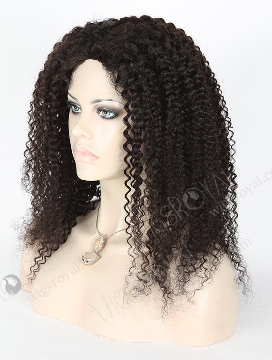 In Stock Brazilian Virgin Hair 20" Tight Curl 8mm 1b# Color Full Lace Glueless Wig GL-04061-2260
