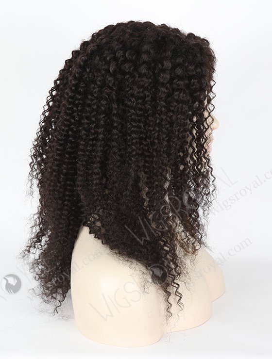 In Stock Brazilian Virgin Hair 20" Tight Curl 8mm 1b# Color Full Lace Glueless Wig GL-04061-2262