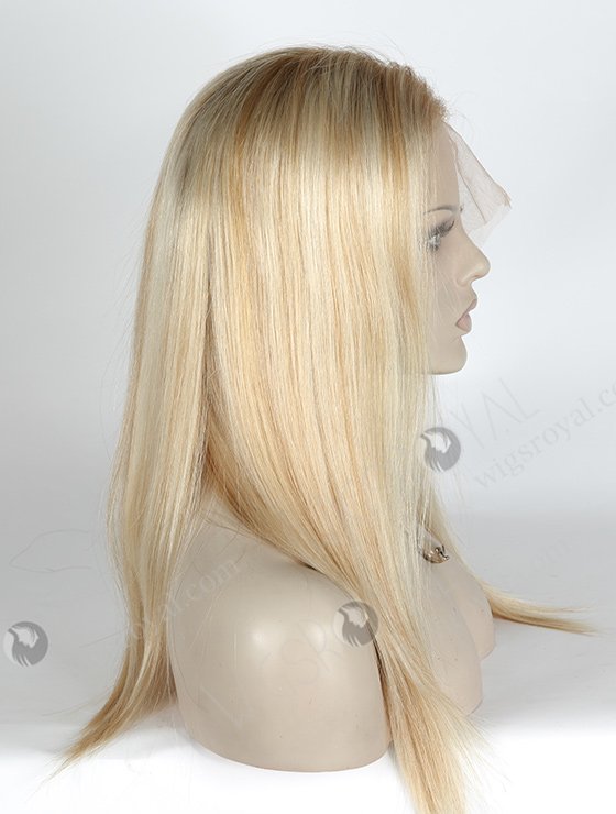 In Stock Brazilian Virgin Hair 16" Straight T8/60/25/8# highlights Lace Front Wig MLF-04022-2208