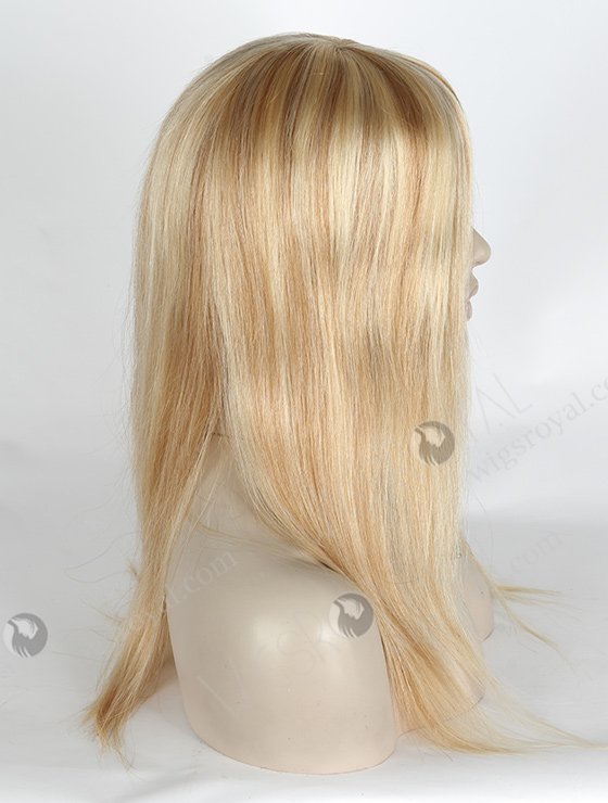 Lovely Blonde with Brown Highlights Glueless Female Wigs 14 Inch GL-08080-2307