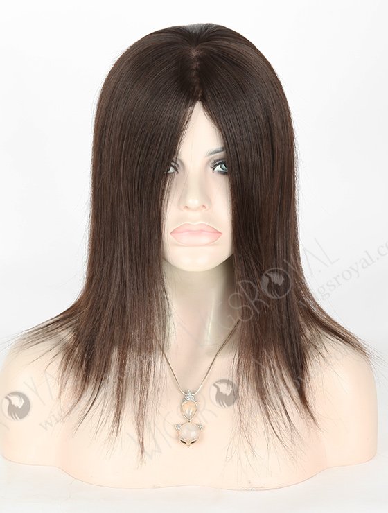 In Stock European Virgin Hair 12" Straight Natural Color Silk Top Glueless Wig GL-08073-2395