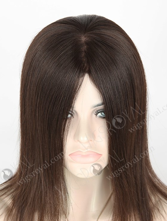 In Stock European Virgin Hair 12" Straight Natural Color Silk Top Glueless Wig GL-08073-2396