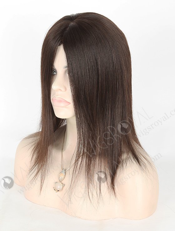 In Stock European Virgin Hair 12" Straight Natural Color Silk Top Glueless Wig GL-08073-2397