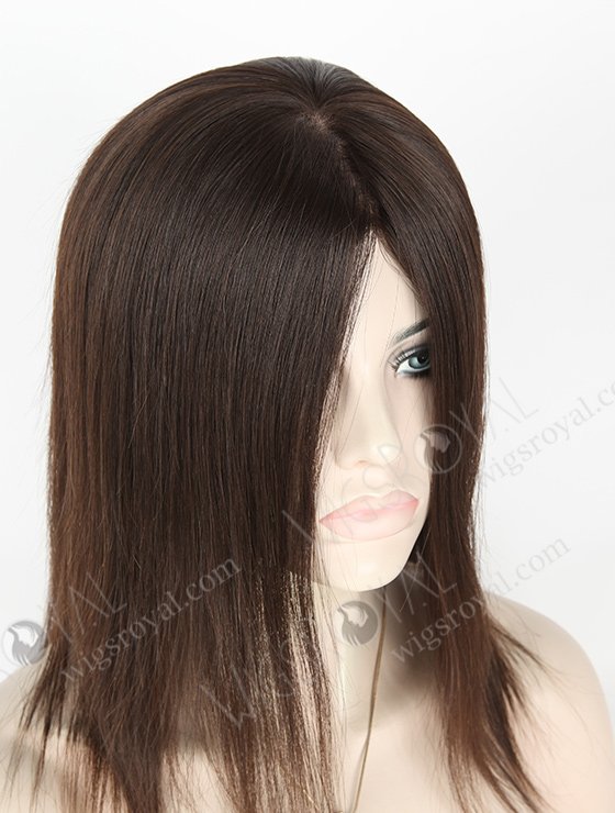 In Stock European Virgin Hair 12" Straight Natural Color Silk Top Glueless Wig GL-08073-2399