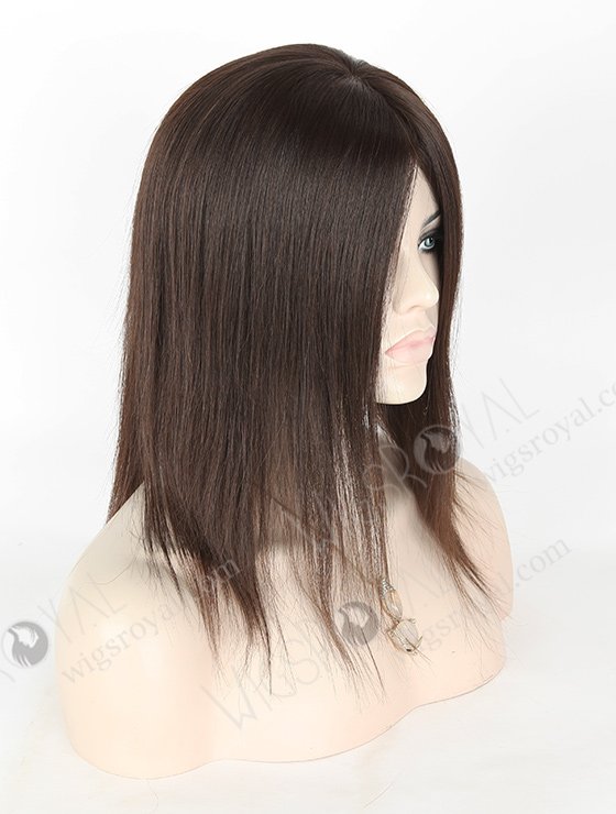 In Stock European Virgin Hair 12" Straight Natural Color Silk Top Glueless Wig GL-08073-2400