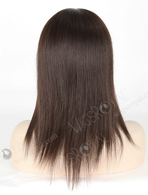 In Stock European Virgin Hair 12" Straight Natural Color Silk Top Glueless Wig GL-08073-2401
