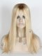 In Stock European Virgin Hair 16" Straight T8/60/25/8# Highlights Color Silk Top Glueless Wig GL-08086