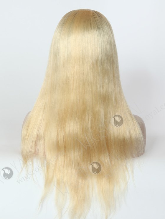 In Stock European Virgin Hair 18" Straight T9/613# Color Silk Top Glueless Wig GL-08010-2827