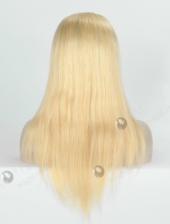 In Stock European Virgin Hair 16" Straight T9/613# Color Silk Top Glueless Wig GL-08047-2814