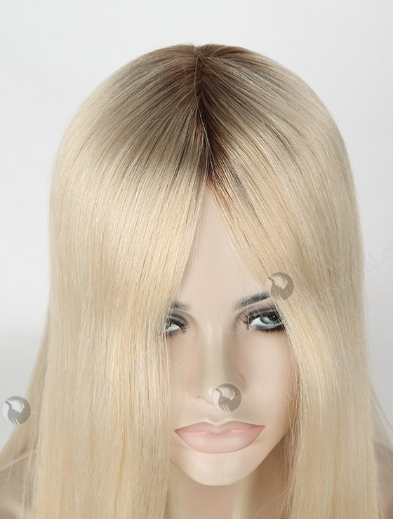 In Stock European Virgin Hair 20" Straight T9/white Color Silk Top  Glueless Wig GL-08059-2793