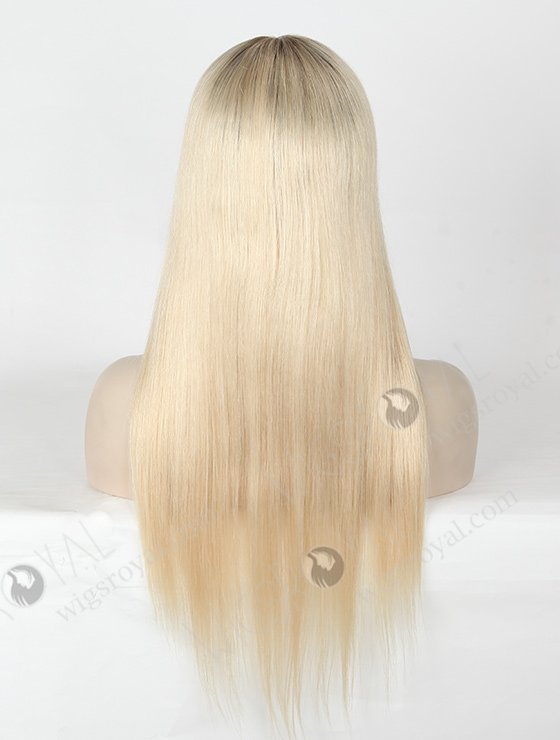In Stock European Virgin Hair 20" Straight T9/white Color Silk Top  Glueless Wig GL-08059-2796
