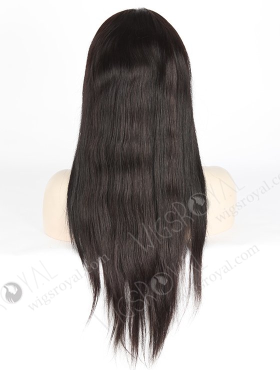 In Stock Indian Remy Hair 18" Straight 1b# Color Lace Front Wig MLF-01001-2468
