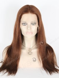 Fashionable Brown Human Hair Wig MLF-01004