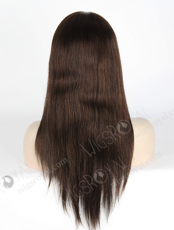 In Stock Indian Remy Hair 16" Straight 1#/4# Evenly Blended Color Lace Front Wig MLF-01009-2677