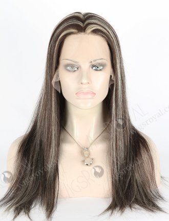 Two Black Mixed With Highlight Color Frontal Wig MLF-01006