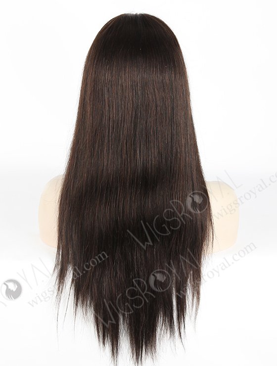 In Stock Indian Remy Hair 18" Straight 1#/3# Evenly Blended Color Lace Front Wig MLF-01005-2527
