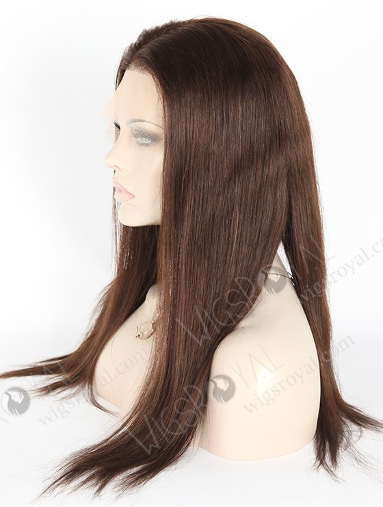 In Stock Indian Remy Hair 18" Straight 2a# Color Lace Front Wig MLF-01002-2478