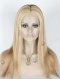 Medium Brown Hair No Glue Wig With Chic Blonde Highlights GL-08044