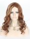 In Stock European Virgin Hair 18" Loose Big Curl 6/27# Highlights with Roots Color 6# Silk Top Glueless Wig GL-08071