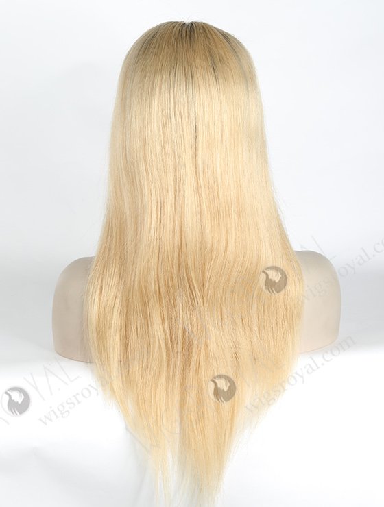 In Stock European Virgin Hair 18" Straight T9/24# Color Silk Top Glueless Wig GL-08011-2834
