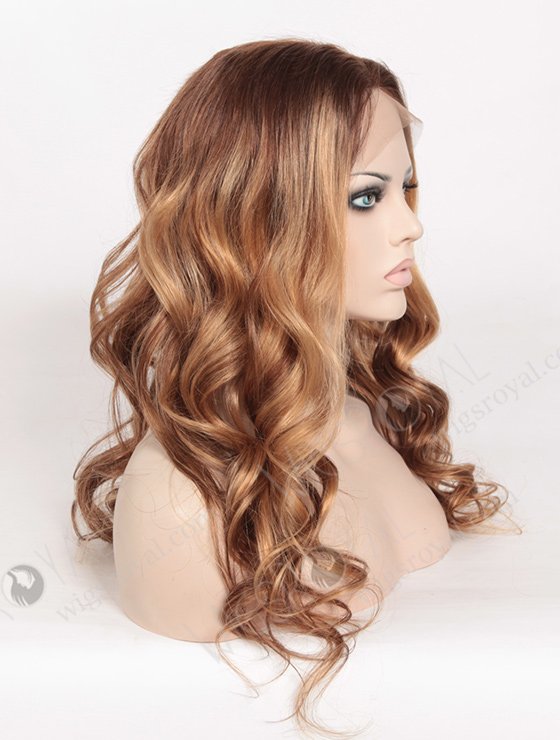 Mixed Color Fashion Human Hair Wigs WR-LW-076-2988