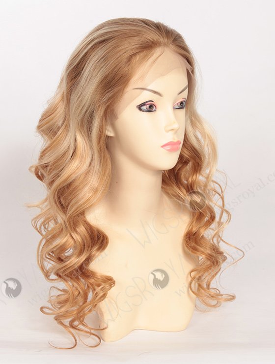 Blonde Curly Wig with Baby Hair WR-LW-077-2993