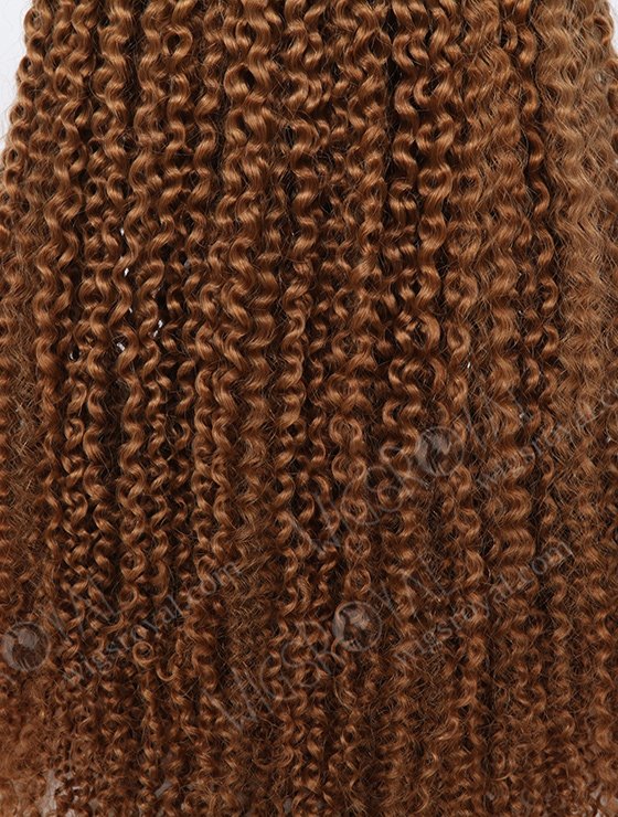 Medium Brown Tightest Curl 8mm Indian Hair Wig WR-LW-067-2919