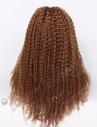 Medium Brown Tightest Curl 8mm Indian Hair Wig WR-LW-067