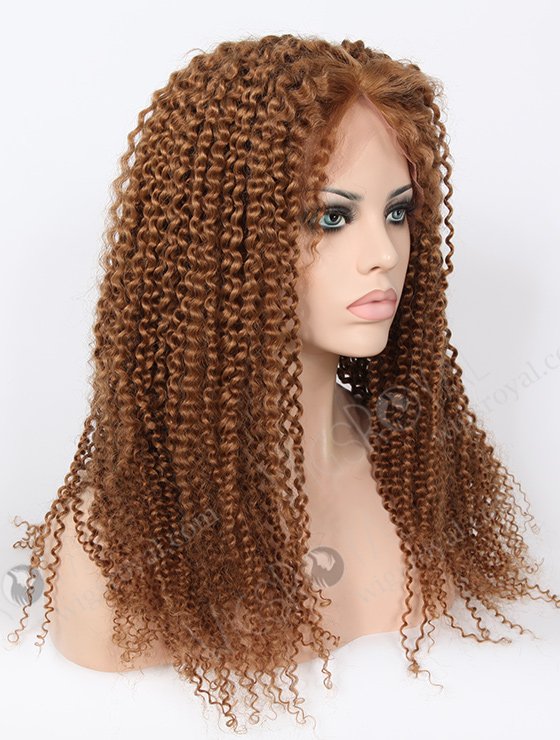 Medium Brown Tightest Curl 8mm Indian Hair Wig WR-LW-067-2922