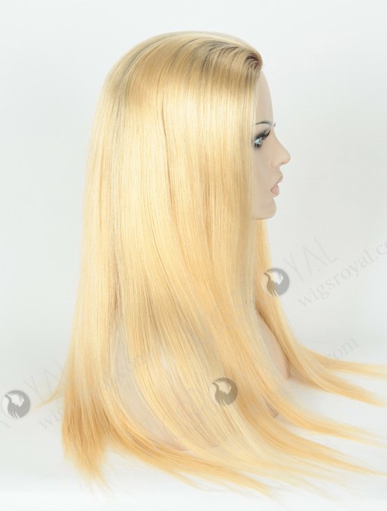 In Stock European Virgin Hair 20" Straight T9/613# Color Silk Top Glueless Wig GL-08017-2865