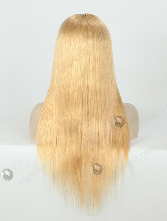 In Stock European Virgin Hair 20" Straight T9/24# Color Silk Top Glueless Wig GL-08075-2856