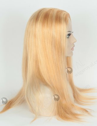 In Stock European Virgin Hair 20" Straight 27/613# Highlights Color Silk Top Glueless Wig GL-08022