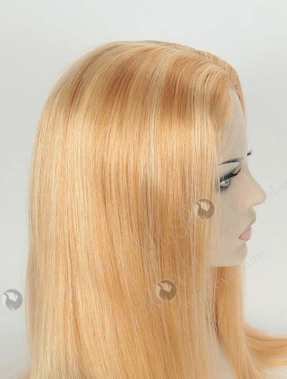 In Stock European Virgin Hair 20" Straight 27/613# Highlights Color Silk Top Glueless Wig GL-08022-2898