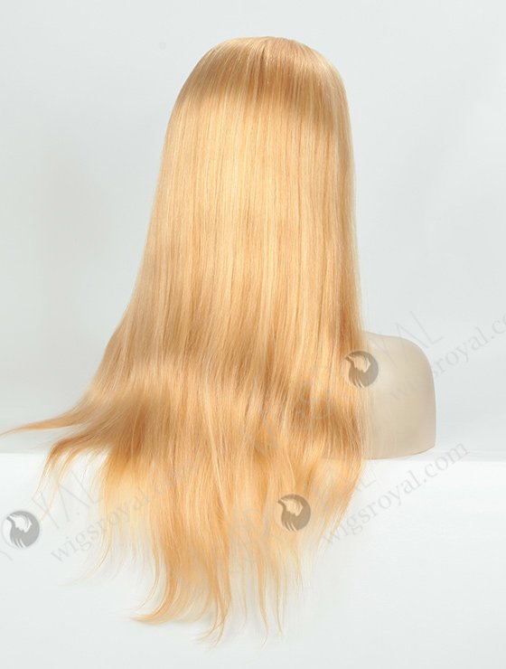 In Stock European Virgin Hair 20" Straight 27/613# Highlights Color Silk Top Glueless Wig GL-08022-2900