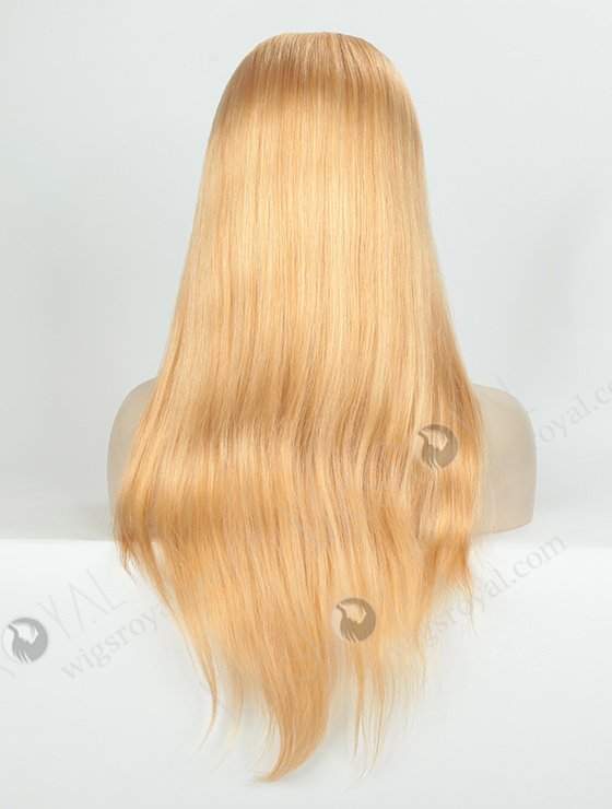 In Stock European Virgin Hair 20" Straight 27/613# Highlights Color Silk Top Glueless Wig GL-08022-2899