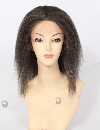 1B#/Gray Hair Kinky Straight Wig WR-LW-073