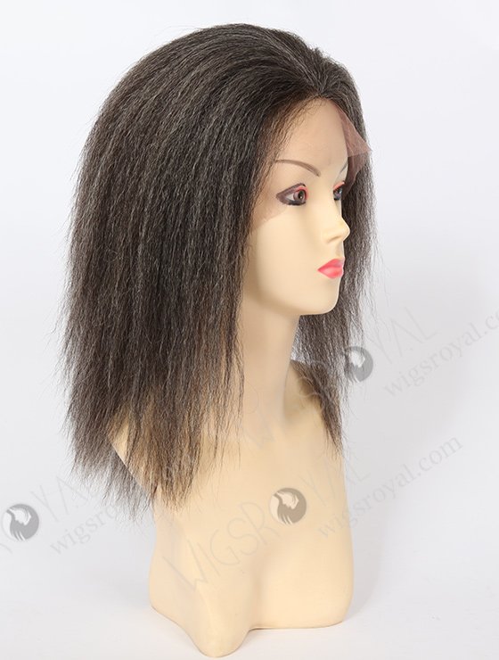 1B#/Gray Hair Kinky Straight Wig WR-LW-073-2965