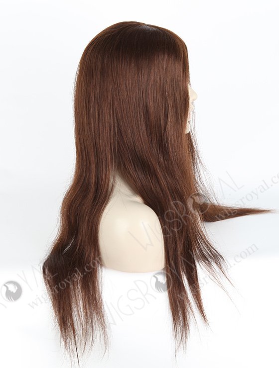 In Stock European Virgin Hair 20" Straight 3# Color Silk Top Glueless Wig GL-08021-2890