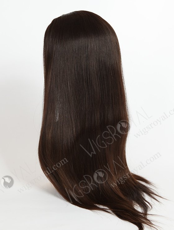 In Stock European Virgin Hair 22" Natural Straight Natural Color Glueless Silk Top Wig GL-08014-3082