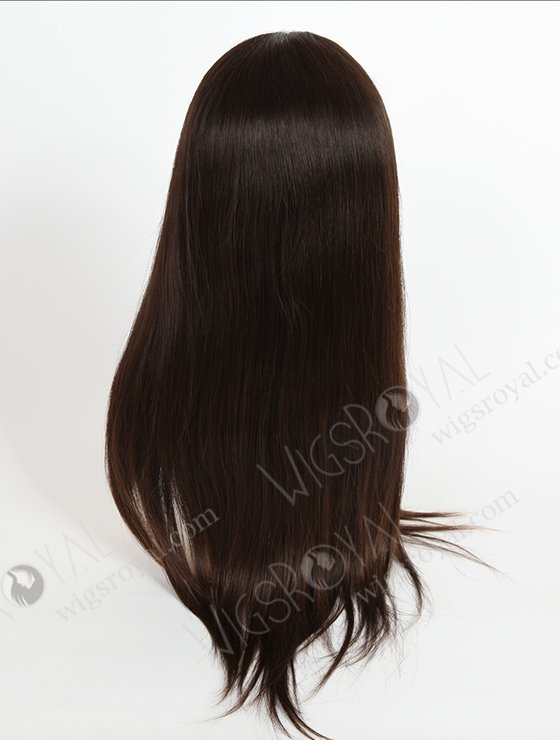 In Stock European Virgin Hair 20" Natural Straight Natural Color Silk Top Glueless Wig GL-08015-3068