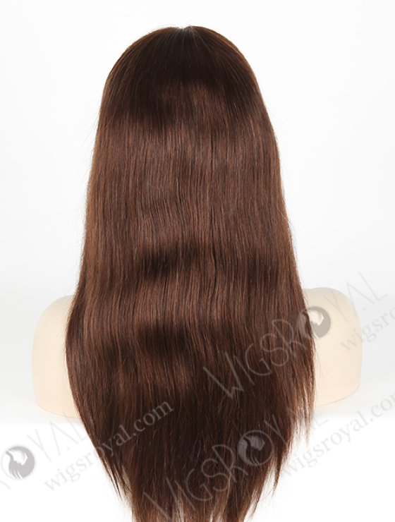 In Stock Indian Remy Hair 16" Straight Color 3# Blended Color Lace Front Wig MLF-01014-3047