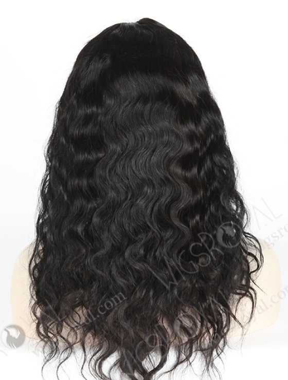 In Stock Indian Remy Hair 18" Deep Body Wave Color #1b Lace Front Wig MLF-01010-3037