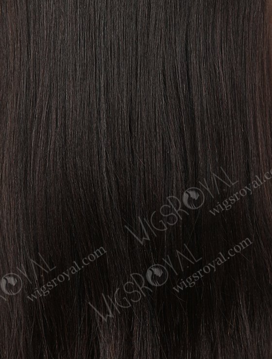 In Stock Chinese Virgin Hair 16" Light Yaki Natural Color Silk Top Glueless Wig GL-07013-3137