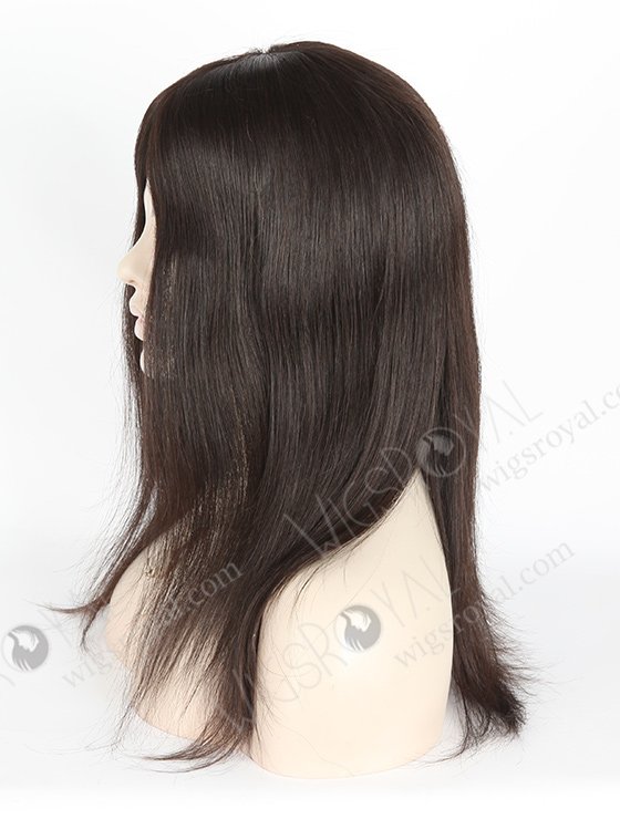 In Stock Chinese Virgin Hair 14" Natural Straight Natural Color Silk Top Glueless Wig GL-07014-3098