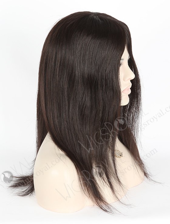 In Stock Chinese Virgin Hair 14" Natural Straight Natural Color Silk Top Glueless Wig GL-07014-3099