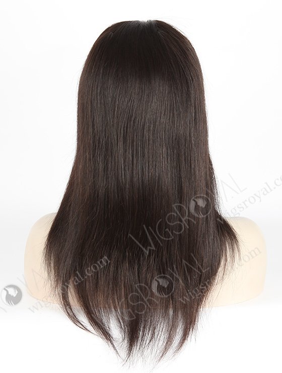 In Stock Chinese Virgin Hair 14" Natural Straight Natural Color Silk Top Glueless Wig GL-07014-3100