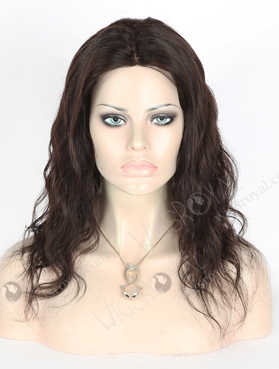 In Stock Chinese Virgin Hair 14" Natural Wave Natural Color Full Lace Glueless Wig GL-07011-3103