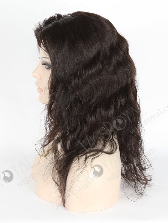In Stock Chinese Virgin Hair 14" Natural Wave Natural Color Full Lace Glueless Wig GL-07011-3105